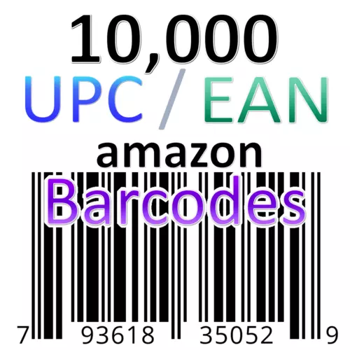 10,000 UPC CODES