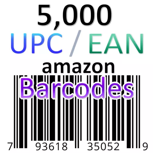 5,000 UPC CODES